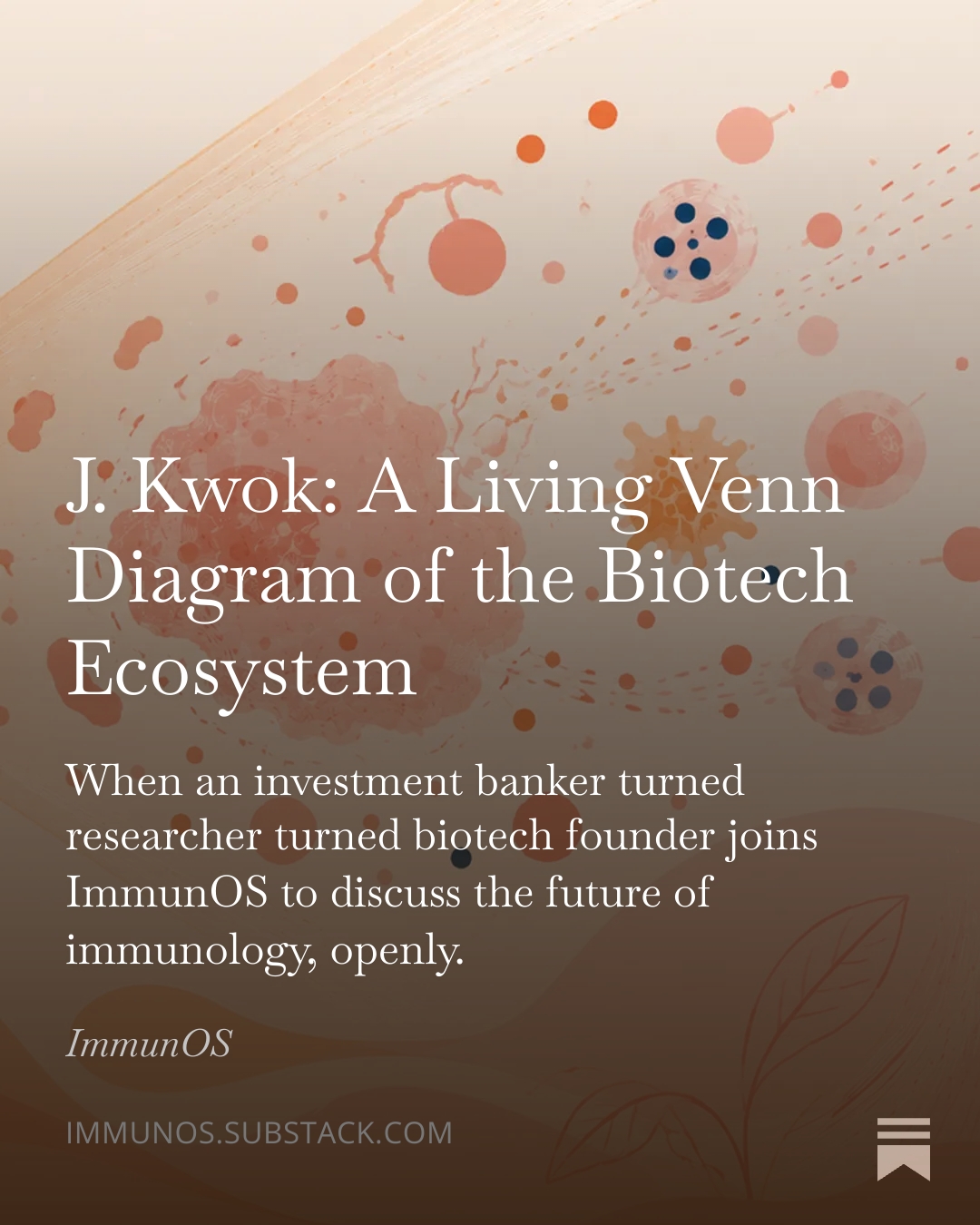 J. Kwok: A Living Venn Diagram of the Biotech Ecosystem